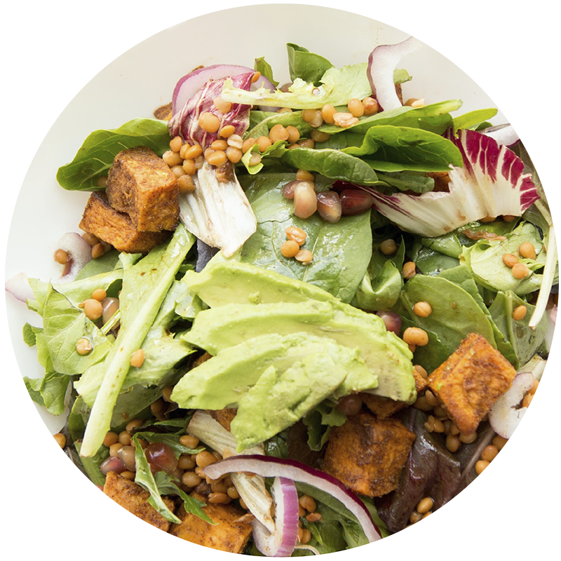 Vegan food rich in magnesium
